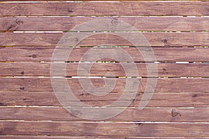 Wooden background from brown boards.