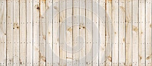 Wooden background natural wood pattern Fence with nails