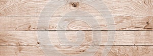 Wooden background from oak planks with expressive texture