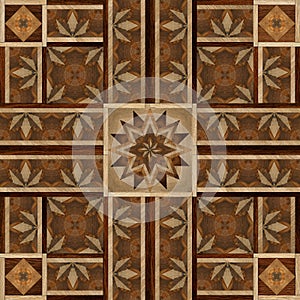 Wooden background pattern mosaic tile