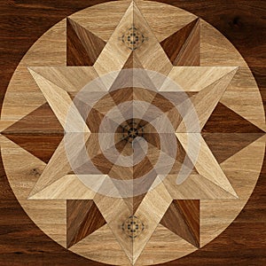 Wooden background pattern mosaic tile