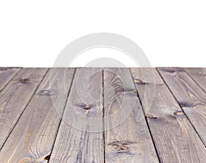Wooden background for the product display montage