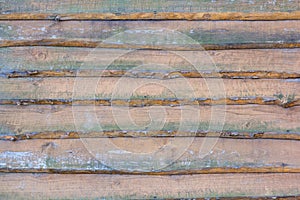 Wooden background of rough, uncouth planks