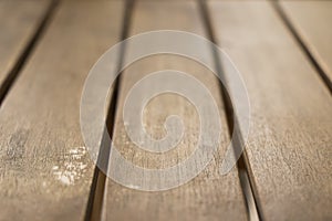 Wooden background and texture, blur selective focus