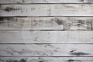 Wooden background with white colored horizontal planks.