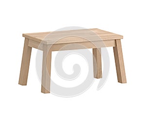 Wooden Backless Stool