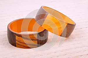 Wooden bangles photo