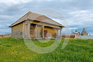 Wooden barn