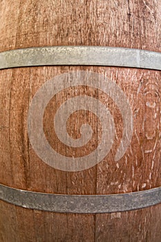 Wooden barrel backgroung