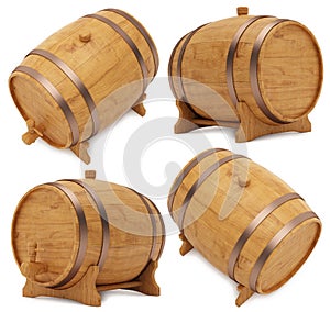 Wooden barrel, cask or tun