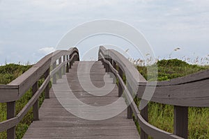 Wooden Beach Access Walkway