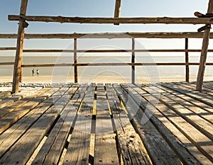 Wooden Beach Hut