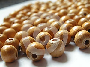 Wooden beads