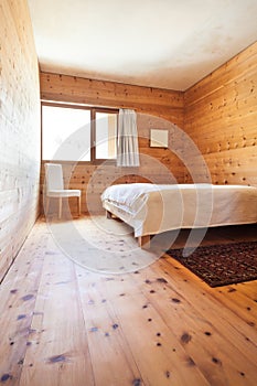 Wooden bedroom