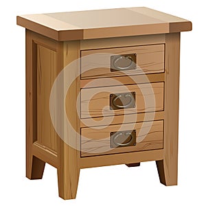 Wooden Bedside Table