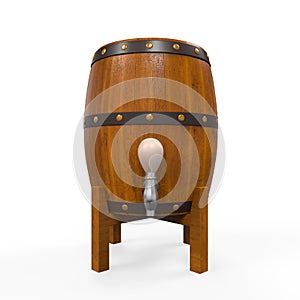 Wooden Beer Cask