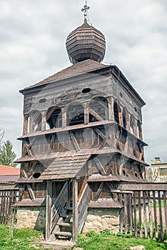 Dřevěná zvonice v Hronseku, Slovensko