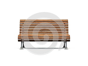 Wooden bench