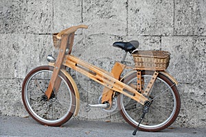 Wooden bike