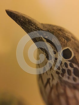 Wooden bird photo