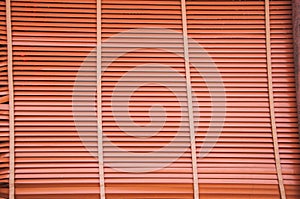 Wooden blinder panel background photo
