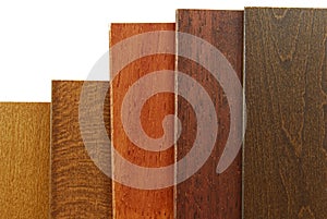 Wooden blinds samples choice