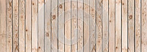 Wooden board background, texture. Wooden planks, floor or wall, banner