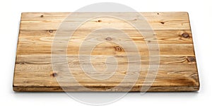 Wooden board isolated for design