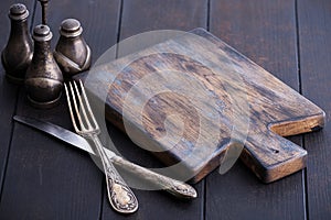 Wooden board for meat