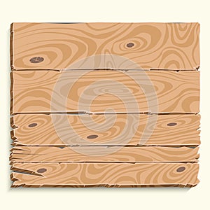 Wooden board shield