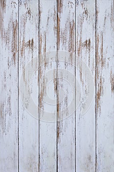 Wooden board white old style