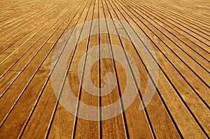 Wooden boards floor