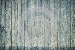 Wooden boards nailed. Empty background with wood texture, for website or layout. Toned Photo Old green fence