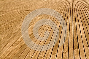 Wooden boards perspective background