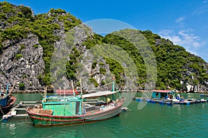 Wooden boat photo