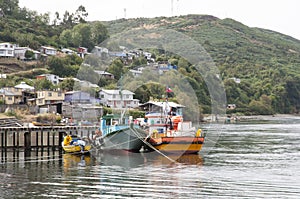 Wooden Boat - Ancud - Chile