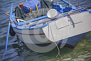 Wooden boat detail