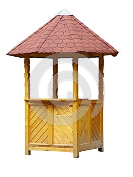 Wooden Booth