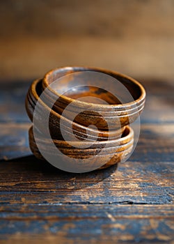 Wooden bowls