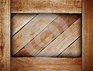 Wooden box background