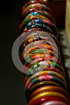 The wooden bracelets,bracelets.