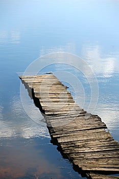 Wooden bridge