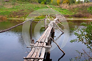 Wooden bridge