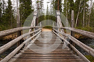 Wooden bridge