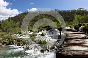 Wooden bridge photo