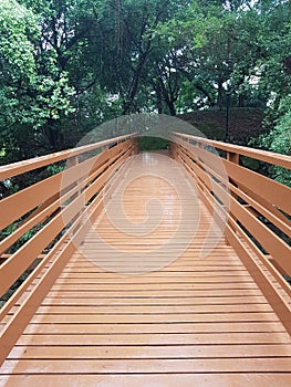 Wooden bridge