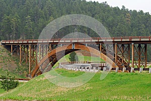 Wooden bridge