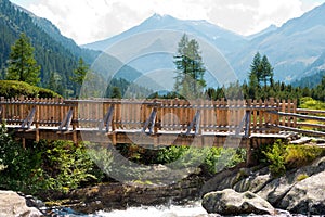 Wooden Bridge - Adamello Trento Italy