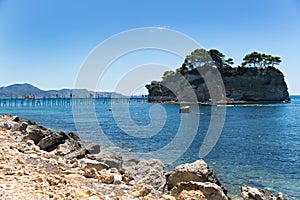 Wooden bridge Agios Sostis