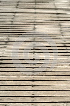 Wooden bridge background at sea